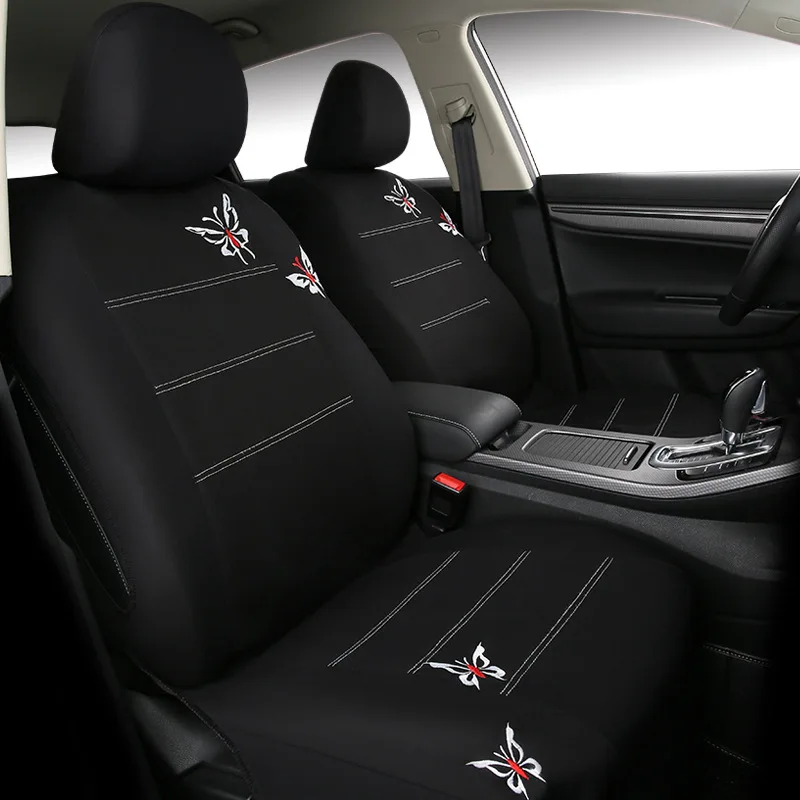 Универсальные чехлы на сиденья автомобиля для AUDI A3 A4 A5 A6 Wagon A7 A8/A8L Q2 Q3 Q5 Q7 4seat 5seat S1