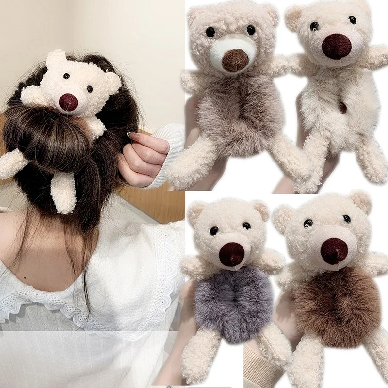 Женская повязка на голову с кольцом в виде симпатичного медведя | Аксессуары для