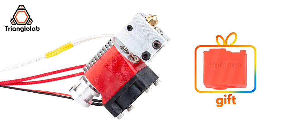 Trianglelab v6 вулкан hotend 12 В/24 В дистанционного Bowen печати j-головы Hotend и вентилятор охлаждения кронштейн для E3D HOTEND для PT100