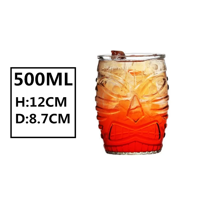 Новые Hawaii Tiki кружки, кружки для коктейлей, пивные кружки для напитков, кружка для вина, керамическая Пасхальная кружка Tiki, кружка 450 мл - Цвет: O