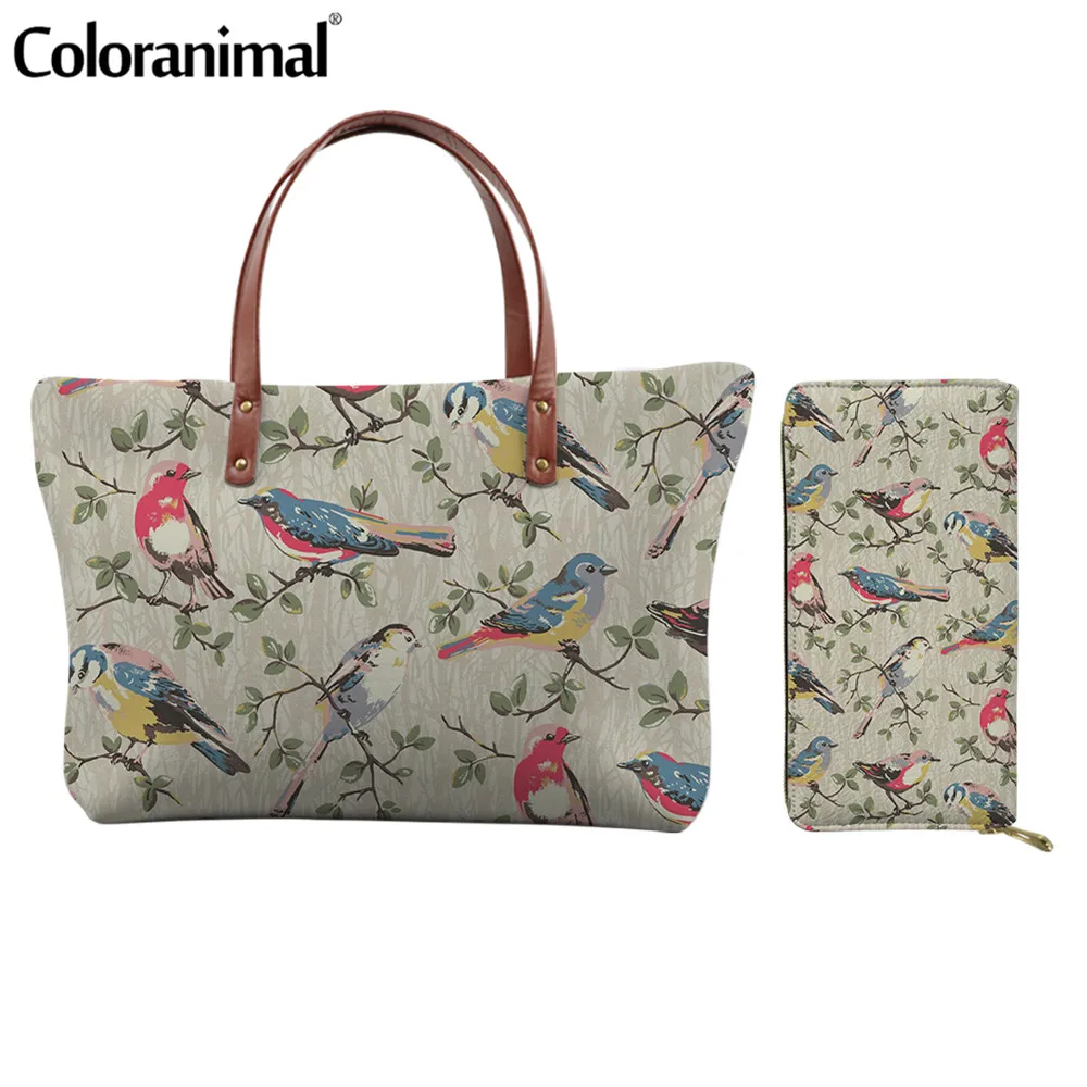 Брендовые Дизайнерские Большие женские сумки Coloranimal красивые через плечо с