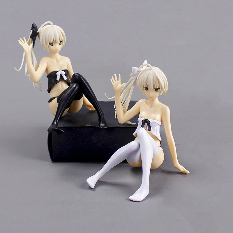 

11cm Kawaii Strapless Kasugano Sora Japan Anime Action Figure PVC Toys Cute In Solitude Sexy Model Doll Room Decor Gift for Boys