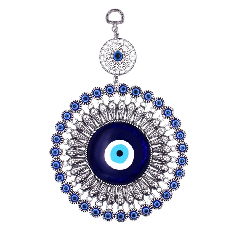 Turkish Blue Evil Eye Decor Wall Hanging Pendant Amulets Ornament Key Ring Home Garden Protection Blessing Lucky Gift | Дом и сад