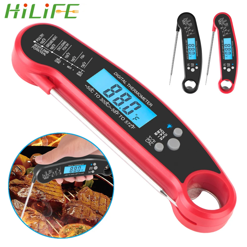 

HILIFE термометр для мяса, еды, барбекю, кухни, инструменты для приготовления пищи, зонд, вода, молоко, масло, жидкая духовка, цифровой датчик тем...