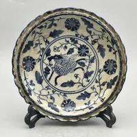 early collection of ming and qing porcelain blue and white porcelain plate porcelain ornaments folk collections