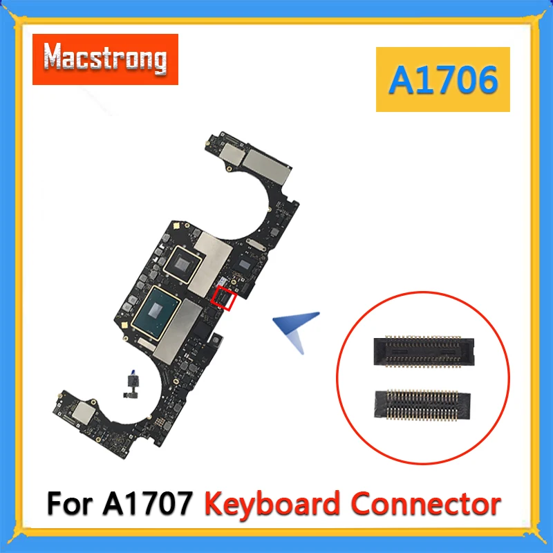 Новая клавиатура A1706 FPC Разъем для MackBook Pro Retina A1707 разъем клавиатуры J4500 40pin на