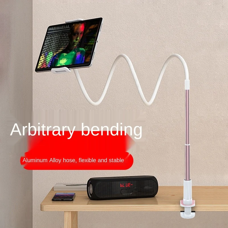

Lazy Phone Holder Flat Computer Mobile Phone Universal Aluminum Alloy Telescopic Bracket 360-degree Rotating Lazy Bracket