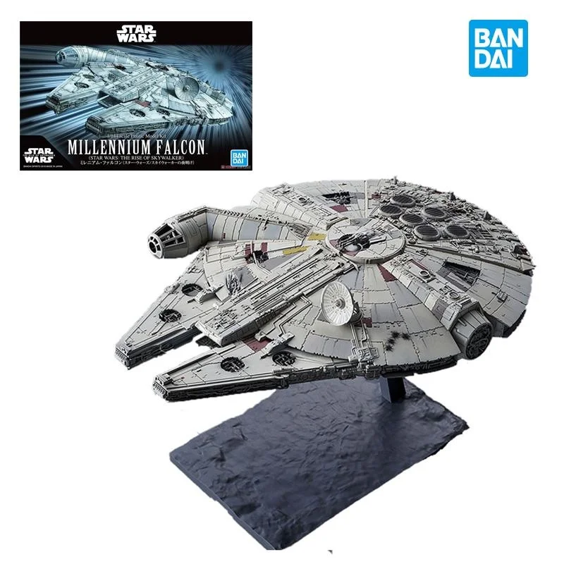 

Фигурки аниме «Звездные войны» Bandai, 1/144, «Сокол Тысячелетия», «Рост Скайуокера», ПВХ, Сборная модель для мальчиков, игрушки