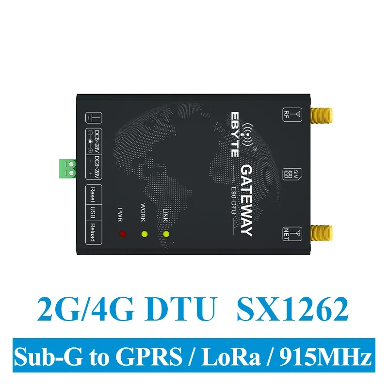 

E90-DTU(400SL30-GPRS) 433MHz GPRS 1W LoRa SX1268 USB Interface Wireless Data Transmission Modem Sub G to GPRS Receiver Module