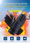 Перчатки с подогревом для мотоцикла, 12 В, 48 В, 60 в, 72 в