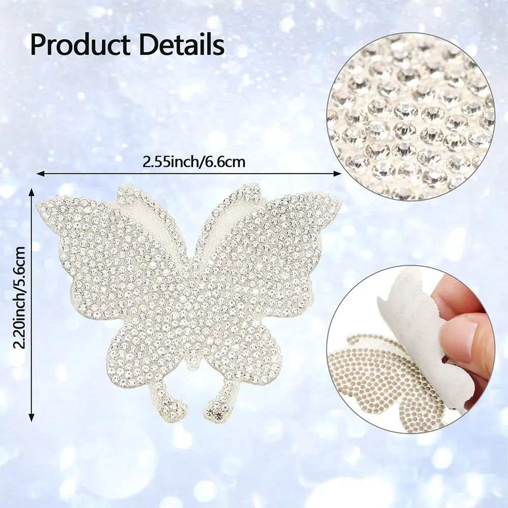 DIY Bling Стразы Переводные картинки с бабочками клейкие бабочки автомобильные