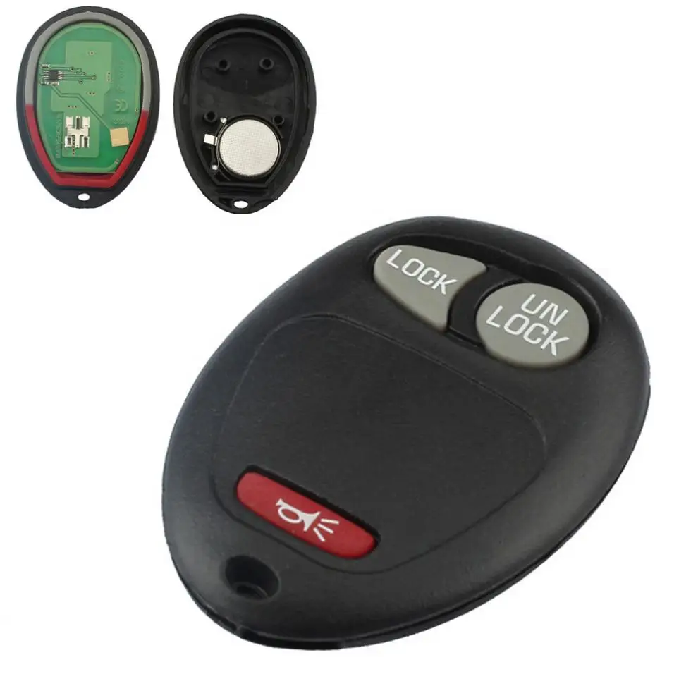 

315MHz 3Buttons Car Remote Control Key Fob Transmitter Clicker Beeper Alarm Fit for Chevrolet GMC Hummer Isuzu 2004-2012