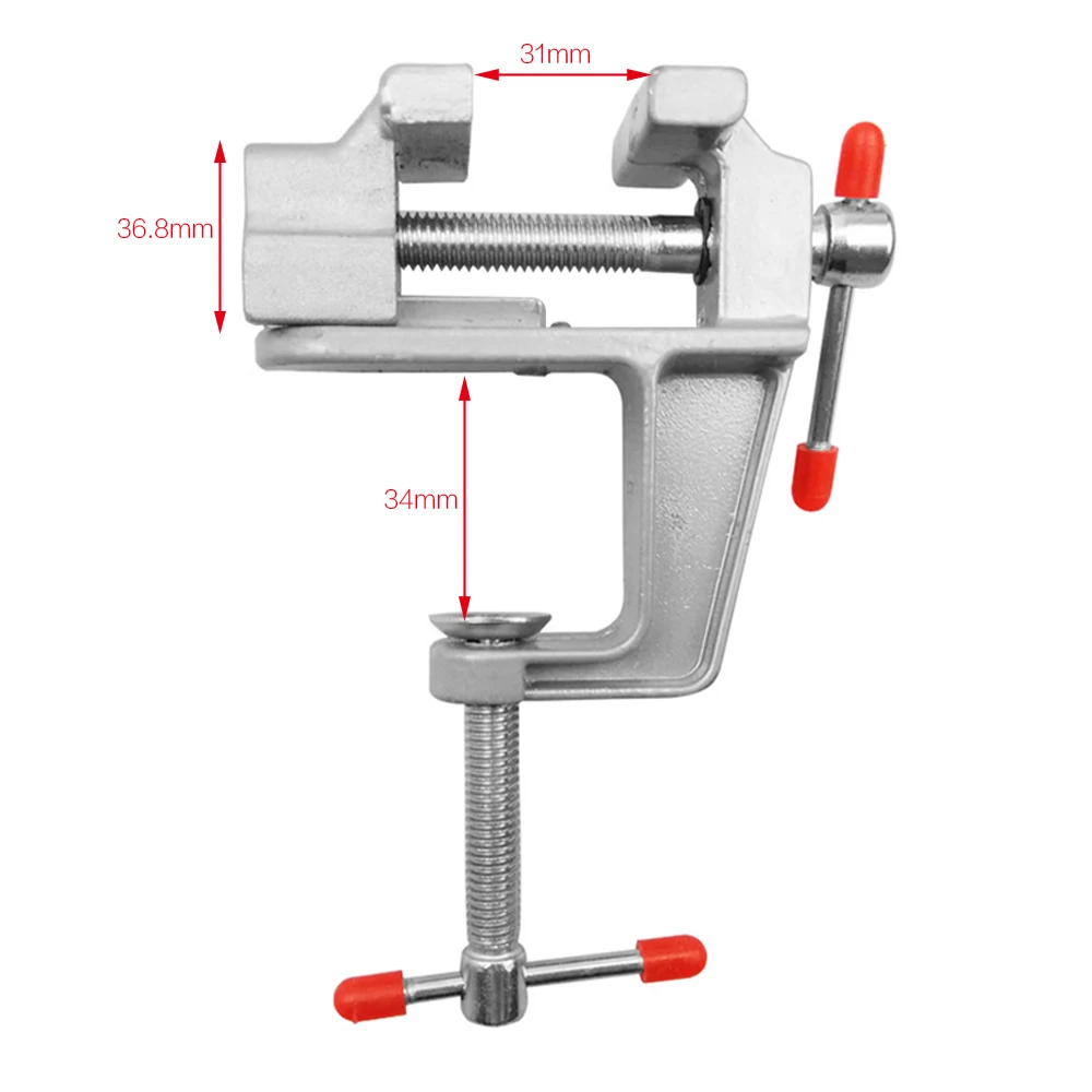 

MINI 1PC 35MM Aluminium Alloy Table Bench Clamp Vise Mini Bench Vise Table Screw Vise for DIY Craft Mold Fixed Repair Tool