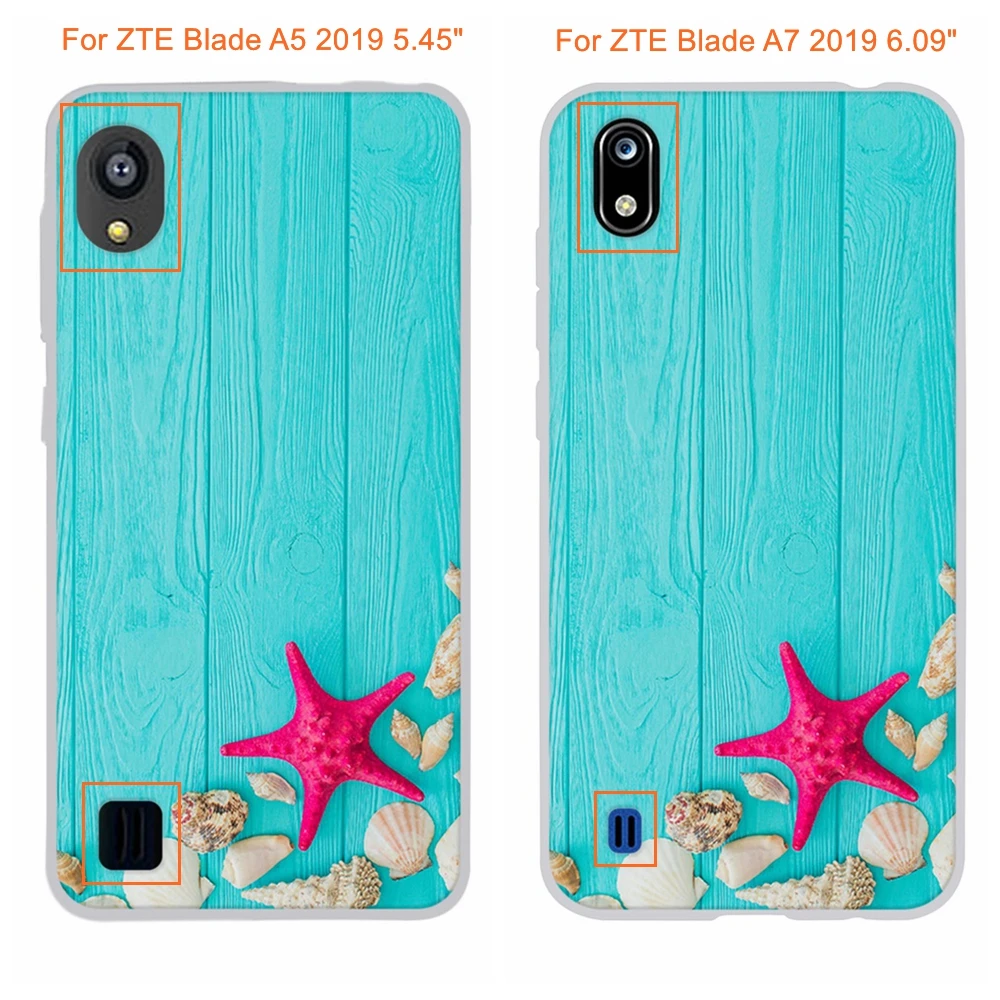 Чехол для телефона ZTE Blade A5 2019 силиконовый чехол 5 45 &quotМягкий ТПУ A7 6 09&quot