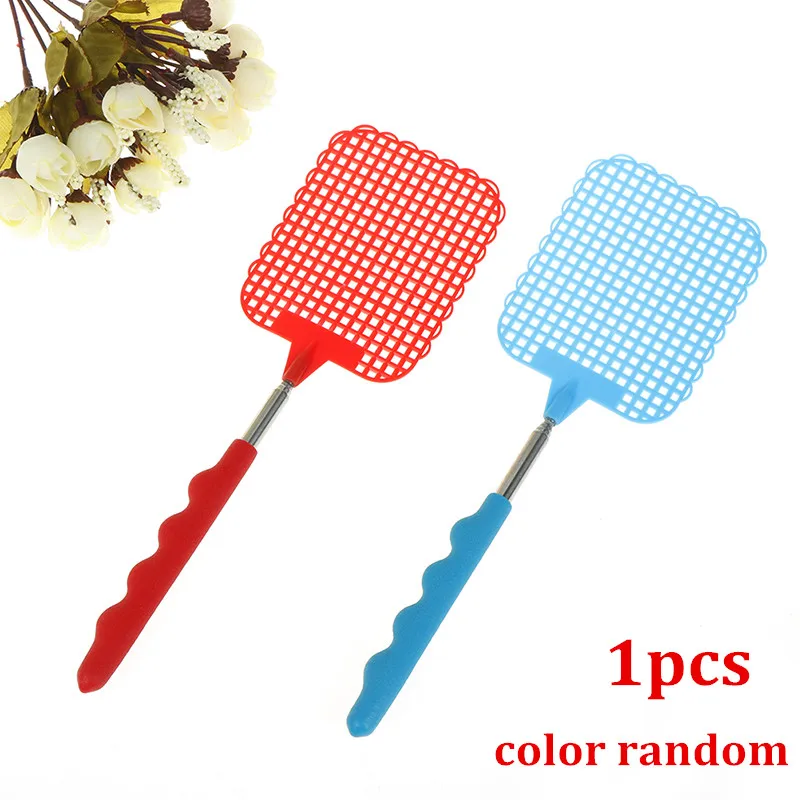 

Pest Control Tools Extendable Flies Swatter Plastic Simple Pattern Fly Swatter