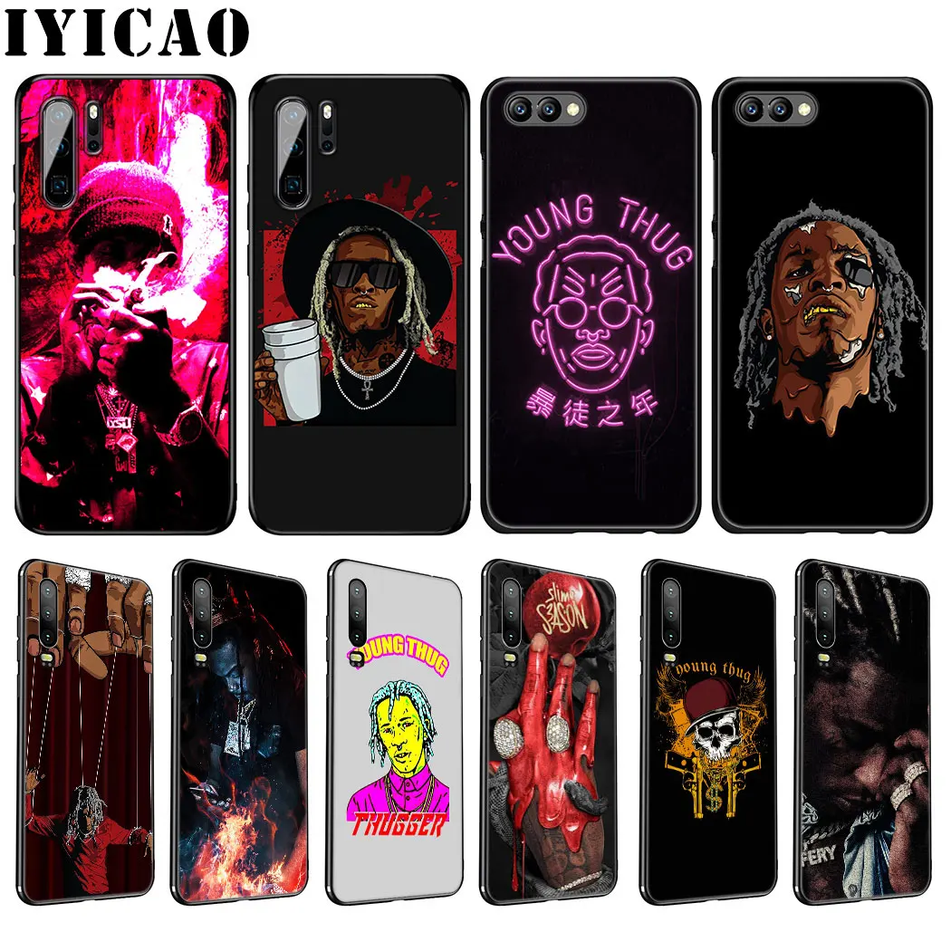 Мягкий чехол IYICAO Rapper Young Thug для huawei P30 P20 Pro P10 P8 P9 Lite Mini 2017 P Smart Z Plus 2019 |