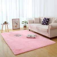 nordic pink living room carpet long hair bedside blanket living room coffee table rug girl room bedroom floor mat non slip rug