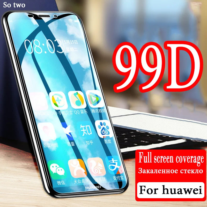 99D Защитное стекло для Huawei Mate 10 20 lite pro закаленное P20 P30 9 защитное стекло|Защитные