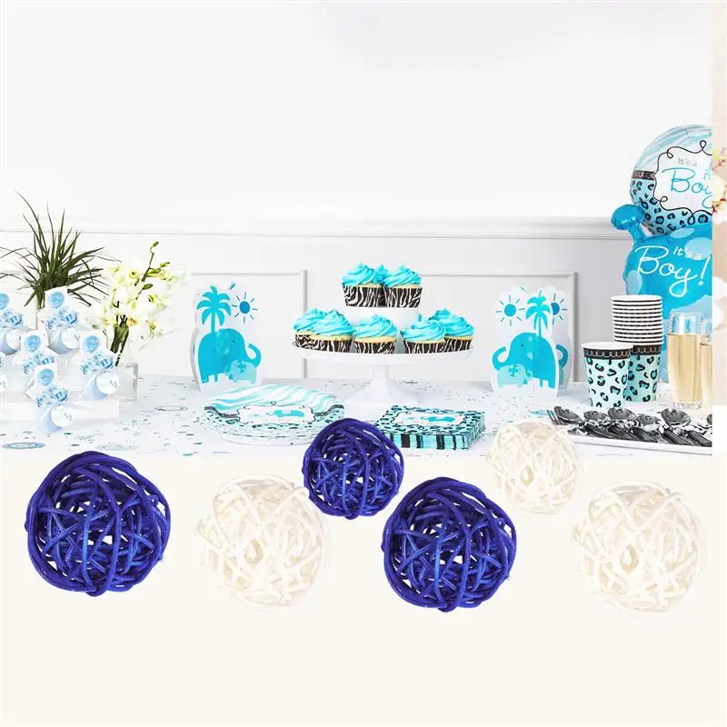 15 шт. плетеная ротанговая Пальма клубок Свадебные подвесные украшения для