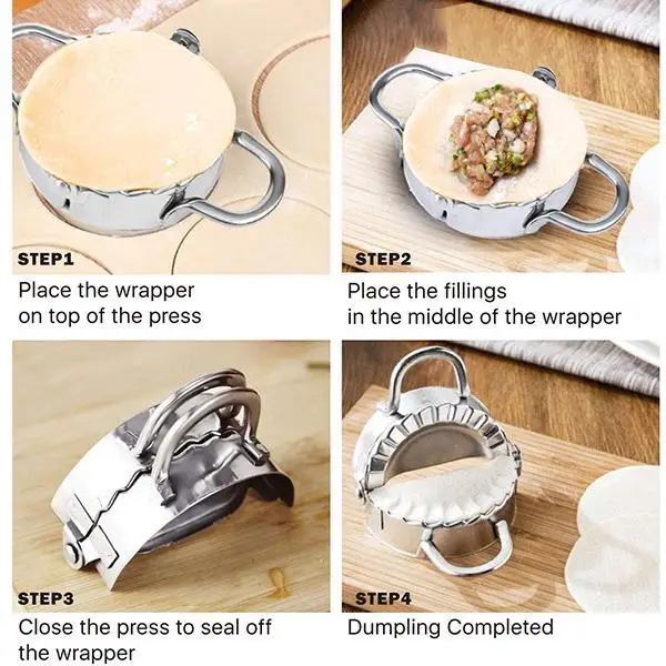 Легко DIY клецки плесень обертка резак машина приготовления кондитерских