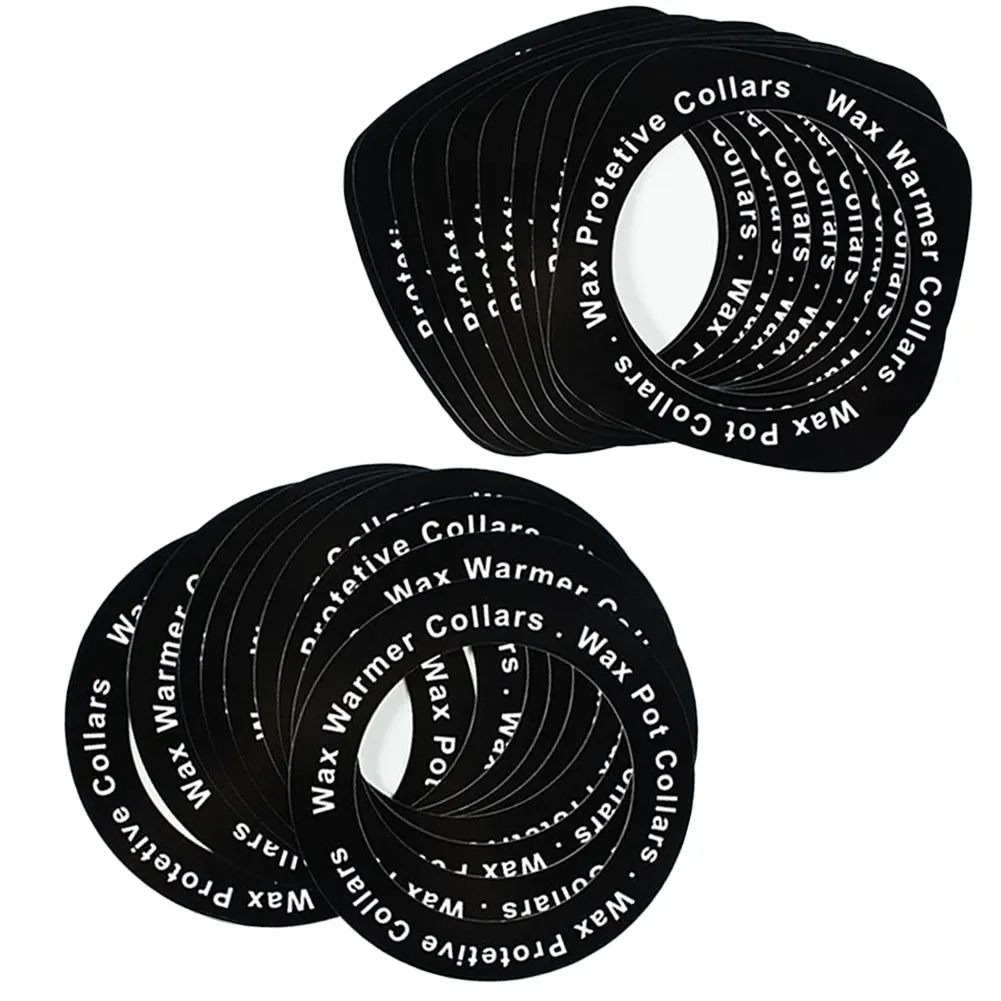 

10pcs Universal Cleaning Paper Ring Protective Round Collars Antifouling Wax Heater Pot Warmer Waxing Machine Paper Pad