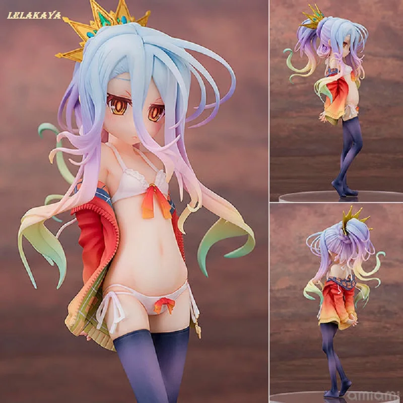 Купальник-бикини из аниме No Game Life Aquamarine Shiro Ver. ПВХ экшн-фигурка Коллекционная