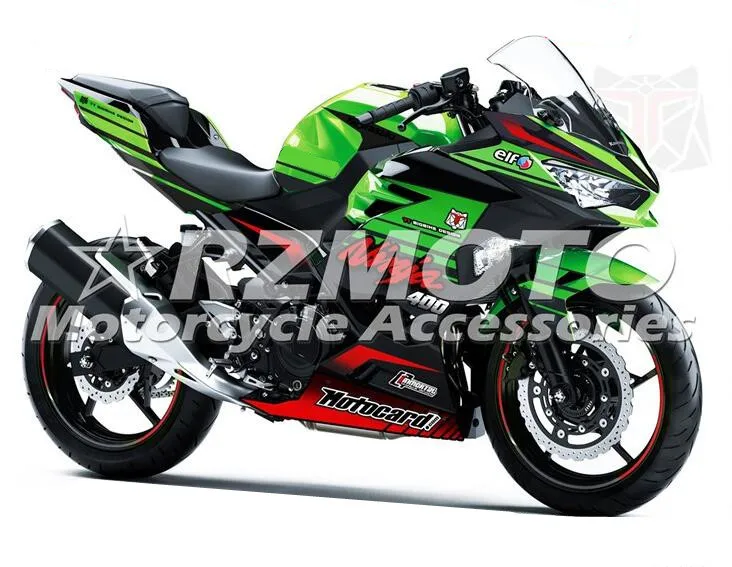 

New ABS whole Fairings Kit Fit For Kawasaki Ninja400 Ninja 400 2018 2019 2020 18 19 20 Bodywork set Green + Tank cover