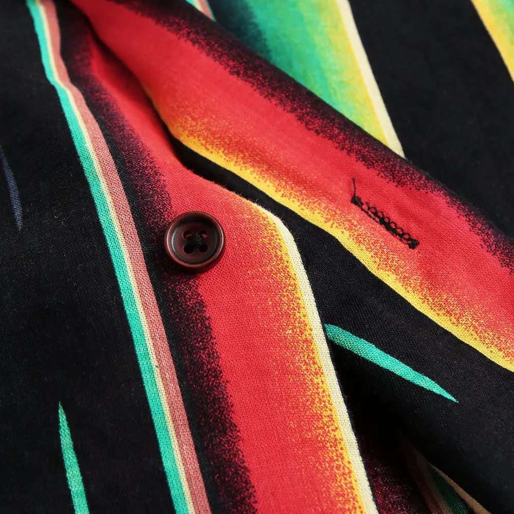 

Men's Clothing 2021 Summer Men's Shirt Casual Fashion Color Youth Popular Short-sleeved Striped Shirt Plus Size Chemise Homme