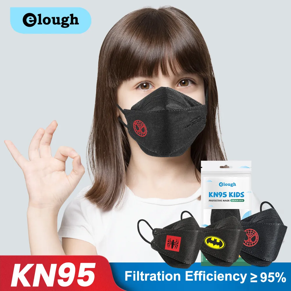 

10-100Pcs fpp2 niños Cartoon mascarillas fpp2 niños approved fpp2 mask ffp2mask kids children fpp2 mask kn95 masks Washable ffp3