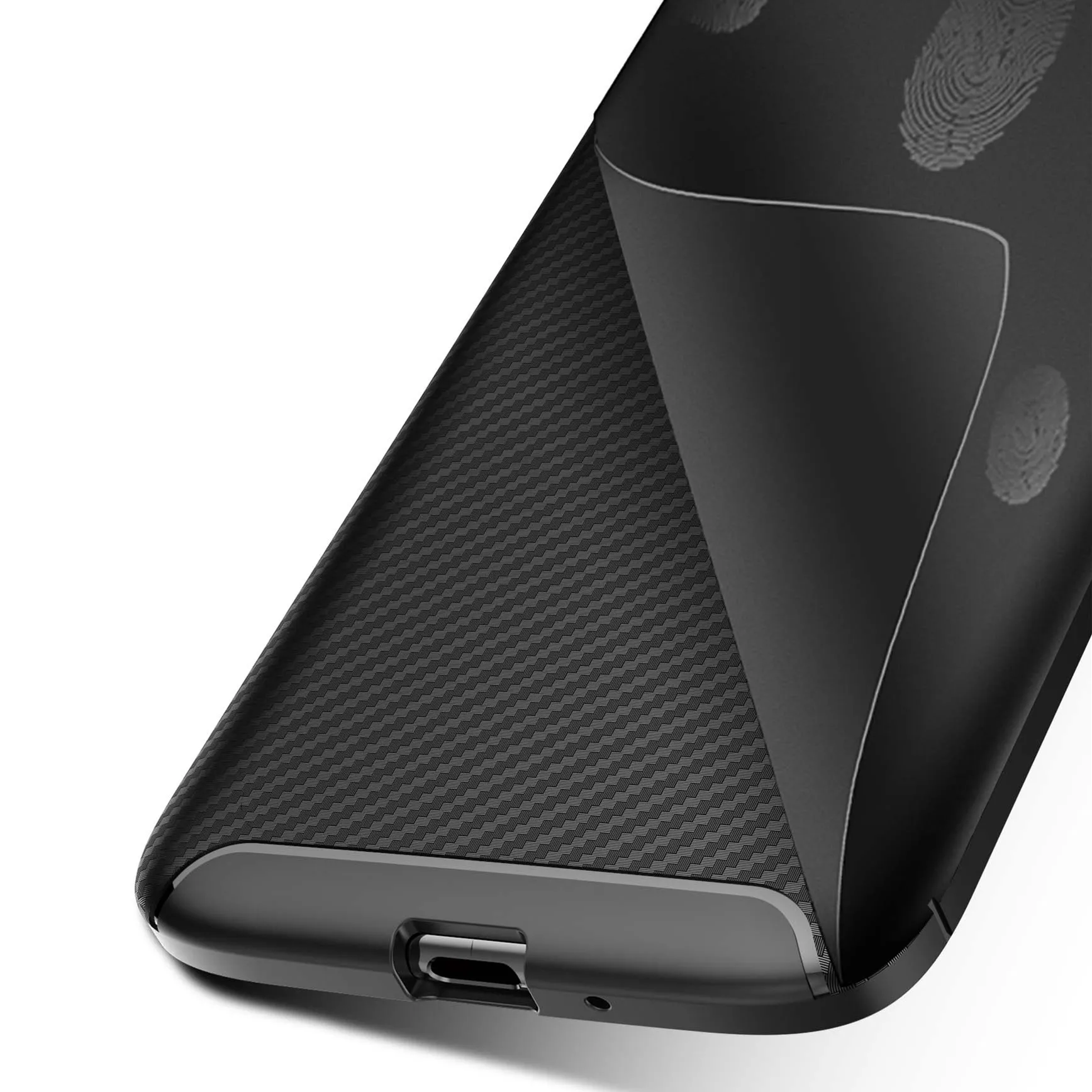 Чехол для Motorola Moto G6 Plus G7 G8 Power тонкий мягкий силиконовый чехол из углеродного