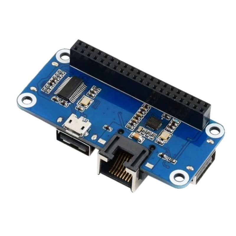 Waveshare Ethernet/usb хаб шляпа для Raspberry Pi 1X RJ45 Ethernet порт 3X USB s 5V|Демонстрационные стенды| |