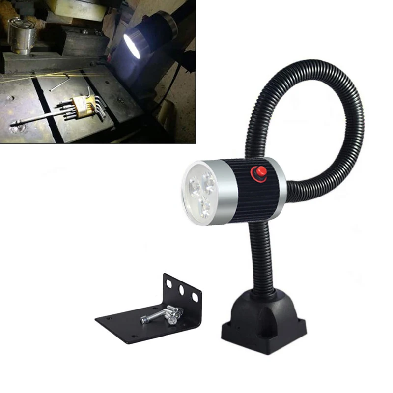 220V 9W Led Machine Work Lamp 50Cm Gooseneck Industrial Cnc Lathe Tool Light Milling Eu Plug |