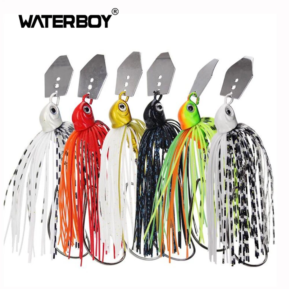 

7cm 13g 17g Slicone Tail Chatterbait Vibrating Wobble Fishing Jig Lure