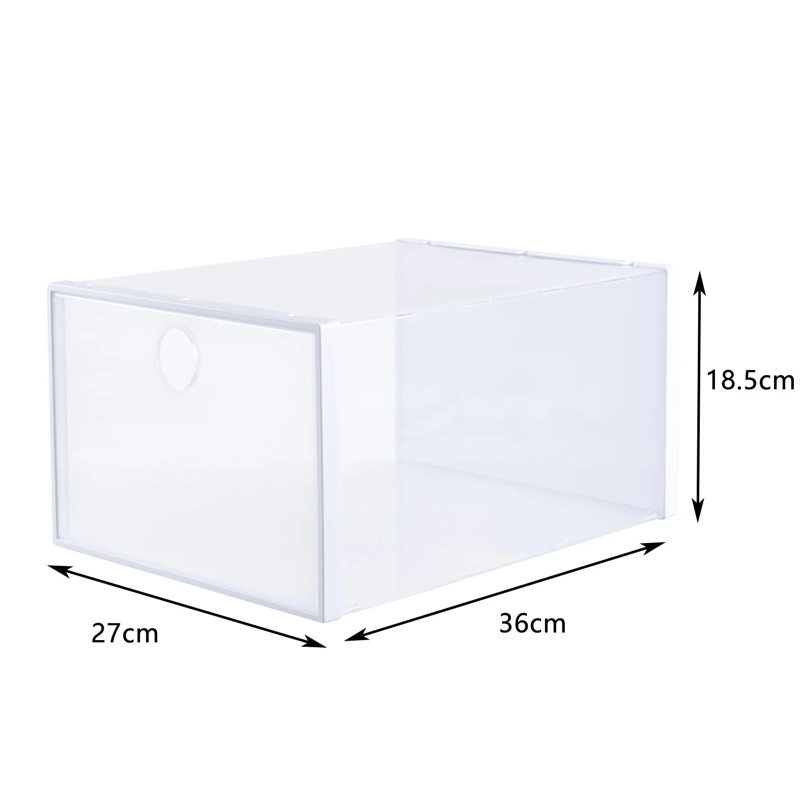 

Transparent Shoe Box Thickening And Folding Shoe Box Pvc Storage Bag