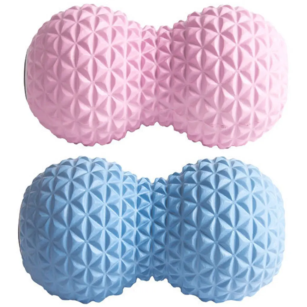 

Peanut Fitness Massage Ball Set Yoga Roller Double Lacrosse Mobility Ball for Myofascial Physical Therapy Deep Tissue Massage