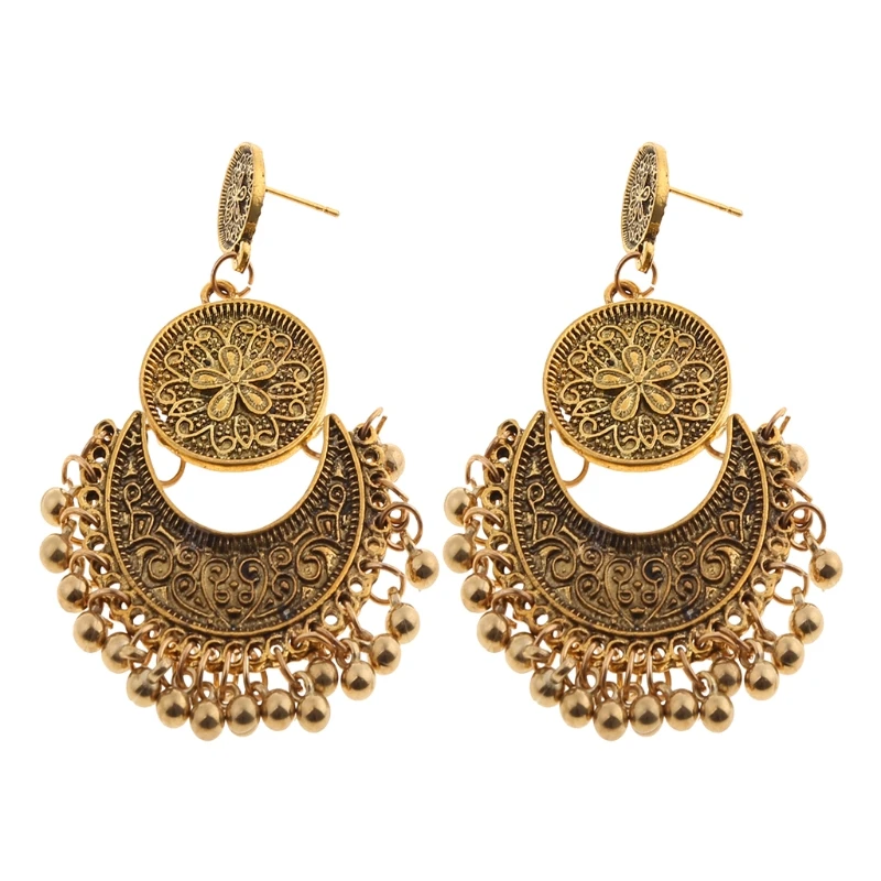 Модные Этнические серьги-подвески в этническом стиле с Бали Jhumka Jhumki | Украшения и