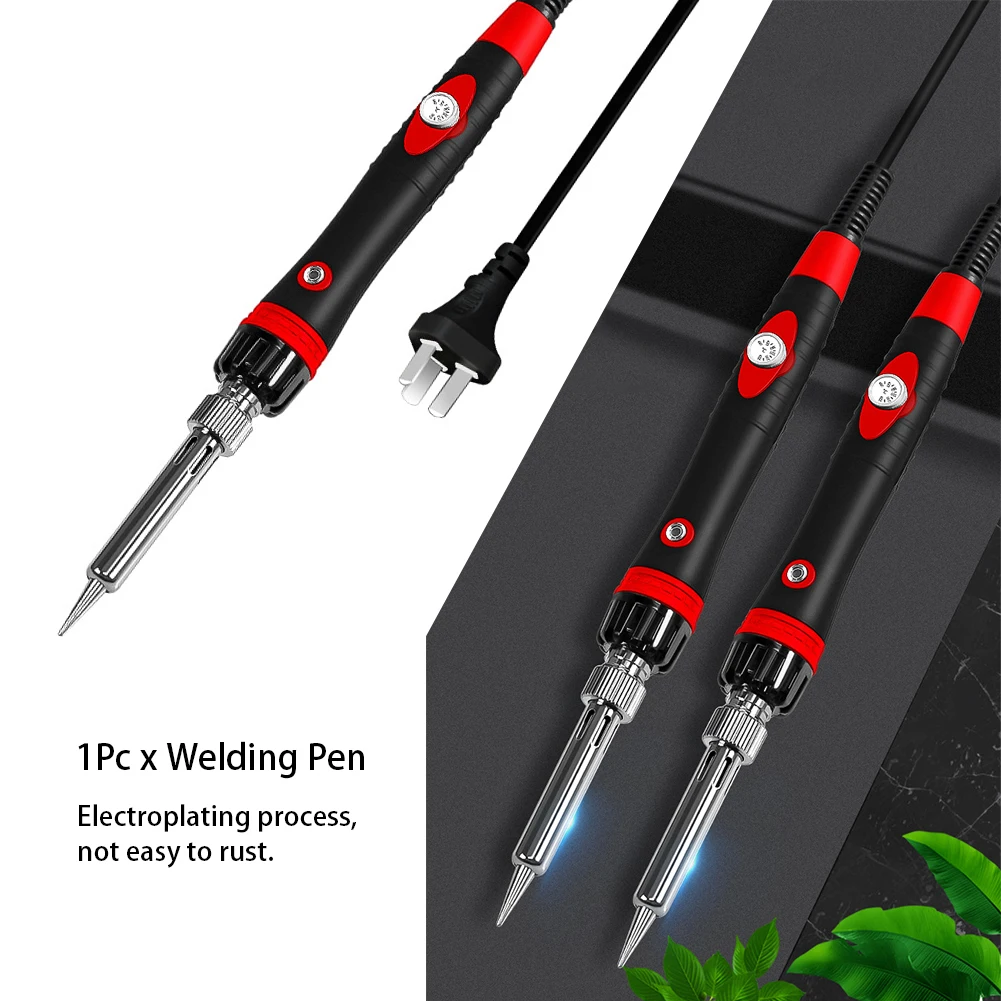 

Safety Soldering Iron Welding Pen Portable With LED Indicator Light Fast Heating Anti-slip Handle