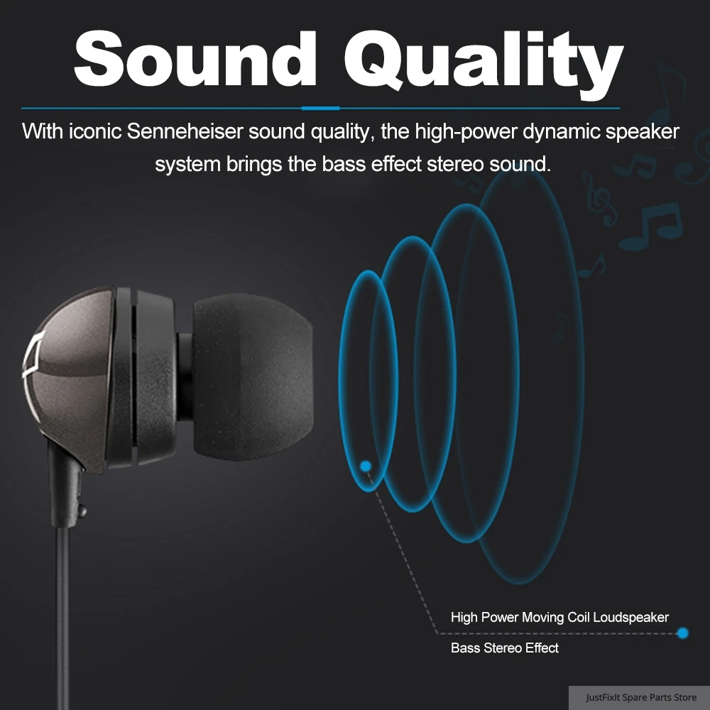 Sennheiser CX275S 3 5 мм стерео наушники бас гарнитура спортивные игровые музыкальные
