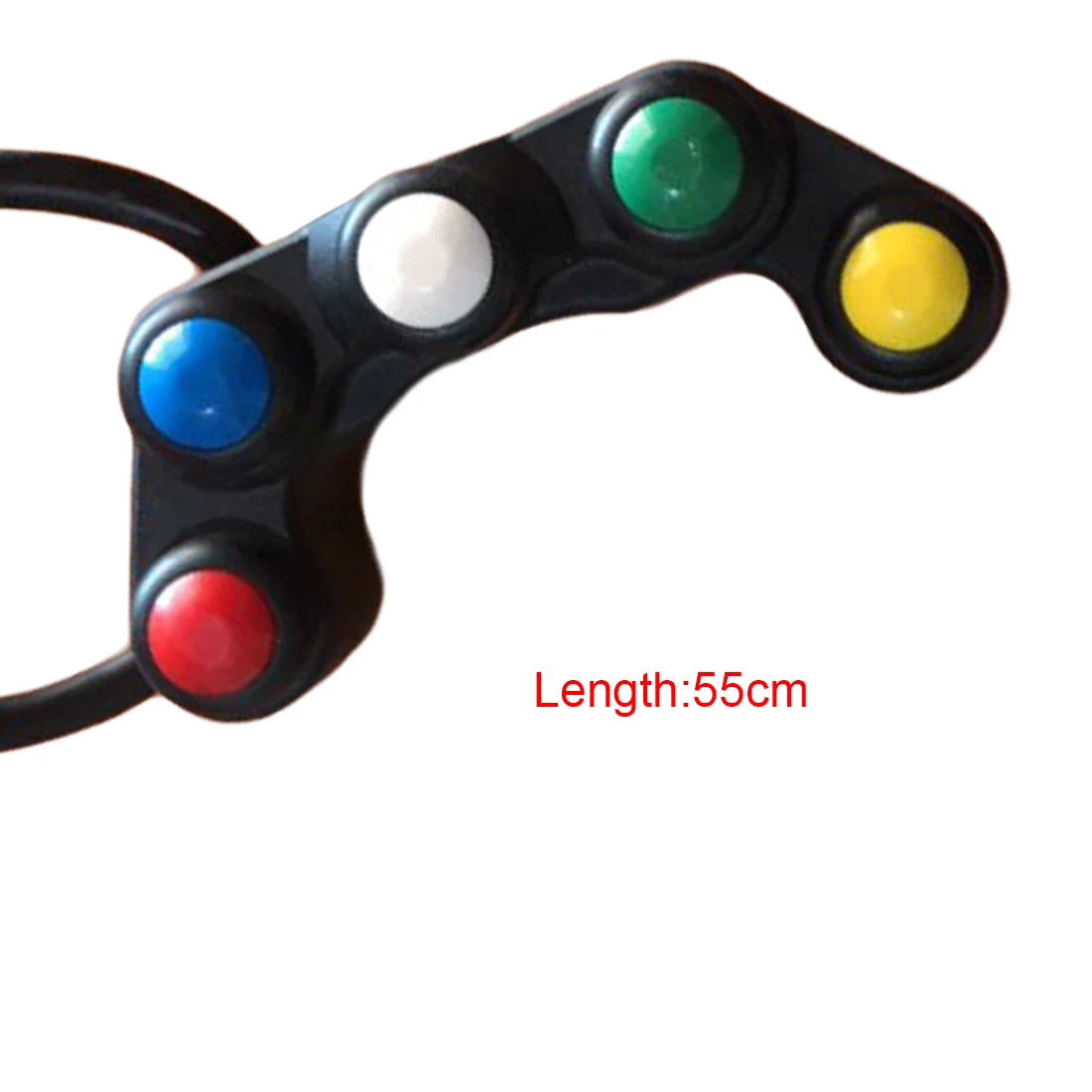 

Dewtreetali New 5 Button 7/8 22mm Handlebar /Lights /on-off Button Motorcycle Switch/Switches Button Waterproof