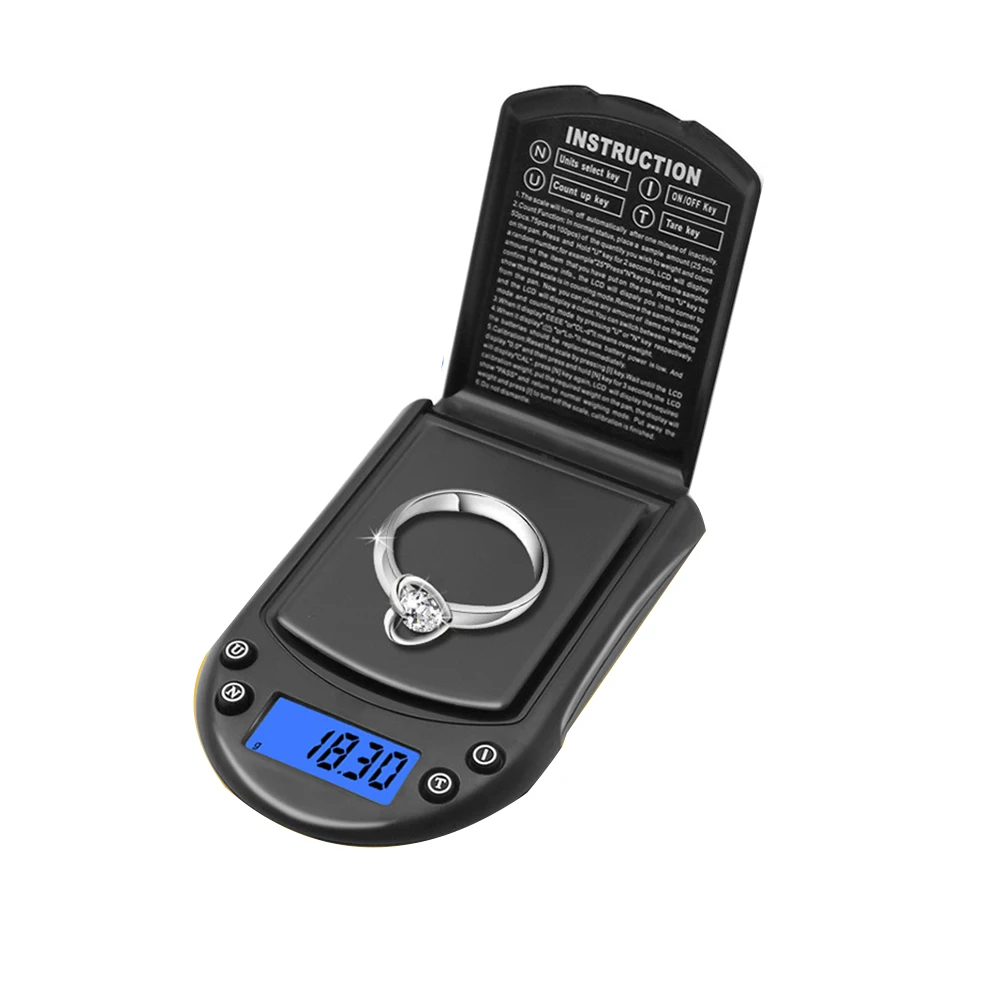 Портативные карманные весы высокоточный цифровой ЖК дисплей измерение веса в