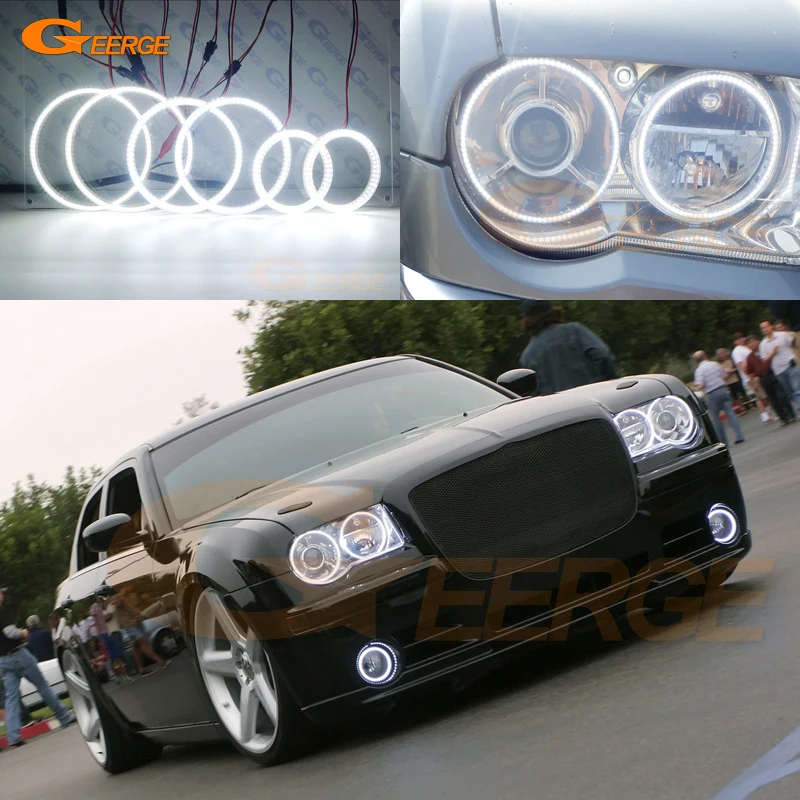 Для Chrysler 300C 2004 2005 2007 2008 2009 2010 ультра яркий 6 шт. SMD светодиодный комплект колец