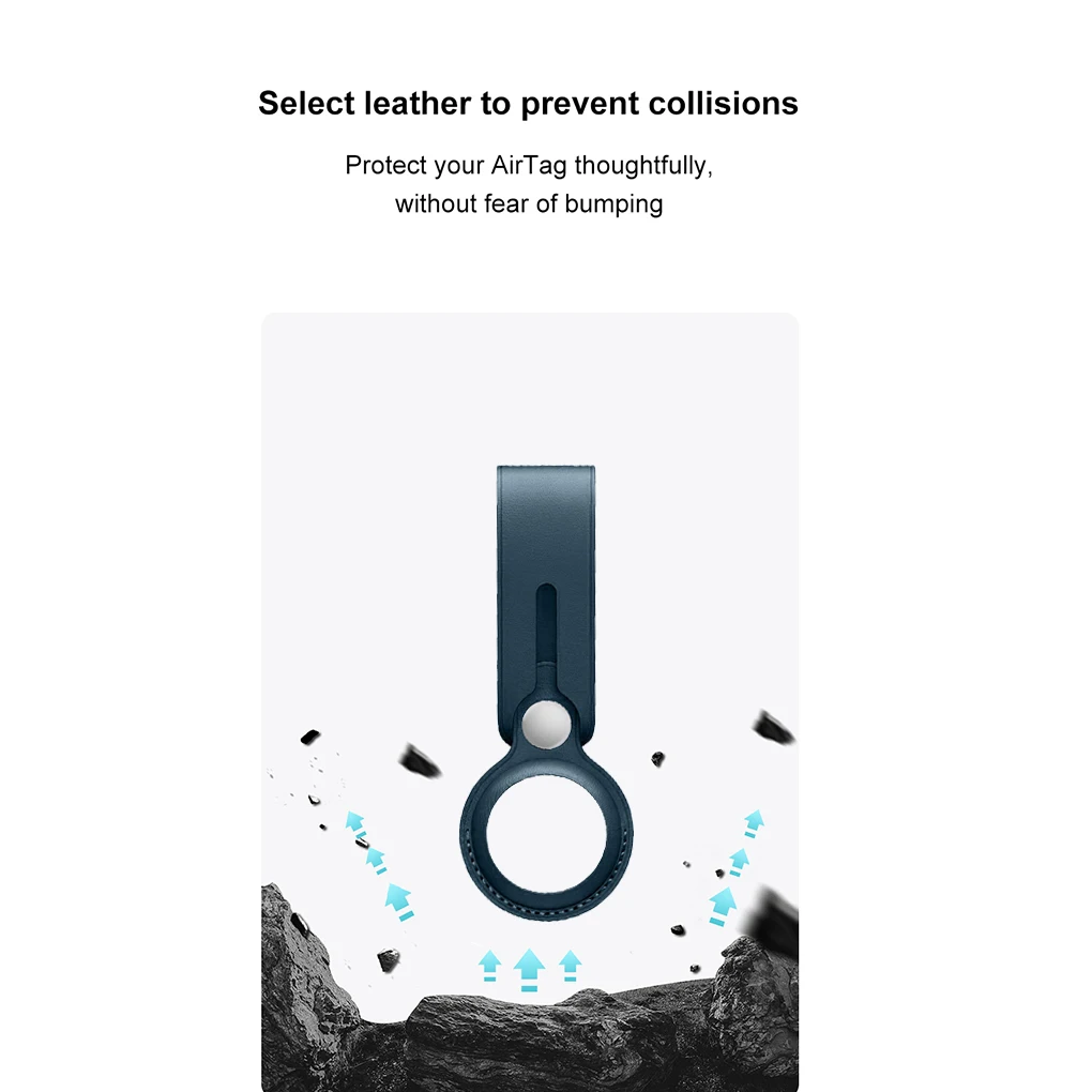 

Soft Liquid Silicone Protective Case For Airtags Cover Hangable Keychain Locator Tracker Cover For airtags Case