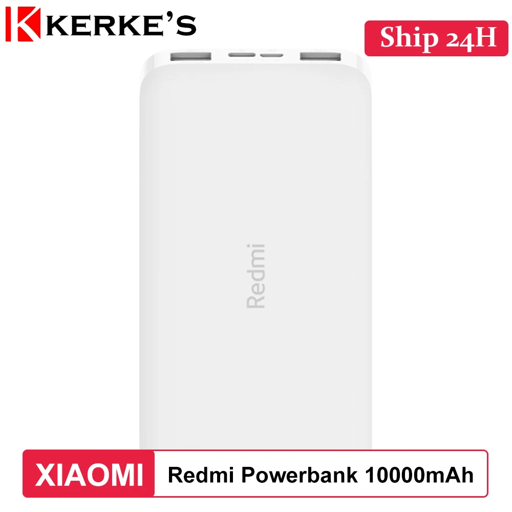 Новейший Xiao mi Red mi power Bank 10000 мАч стандартная версия для iPhone mi Red mi power bank