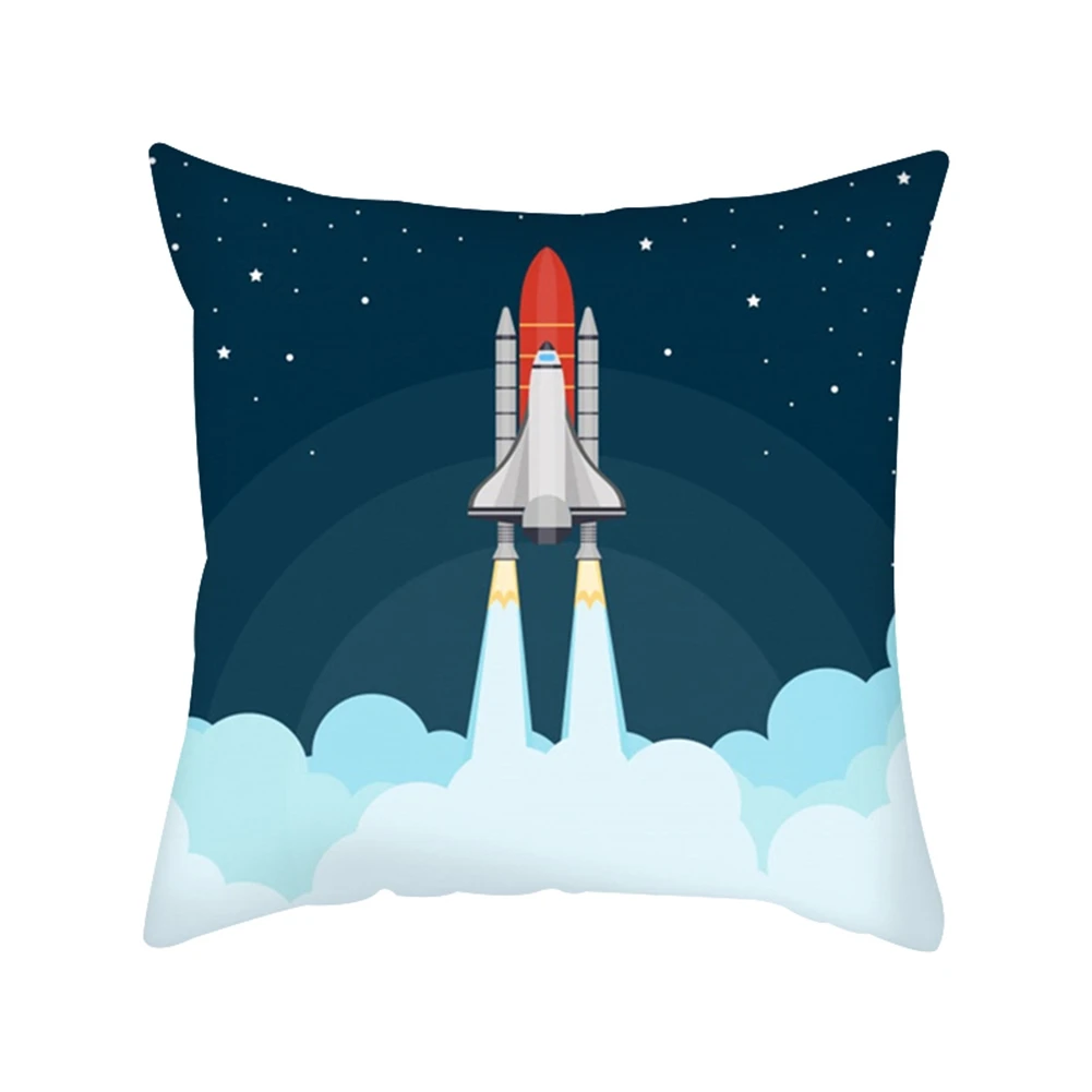 

IMIXLOT Sofa Decorative Cushions Cover Space Dream Astronaut Alien Throw Pillows Case Living Room Decoration Home