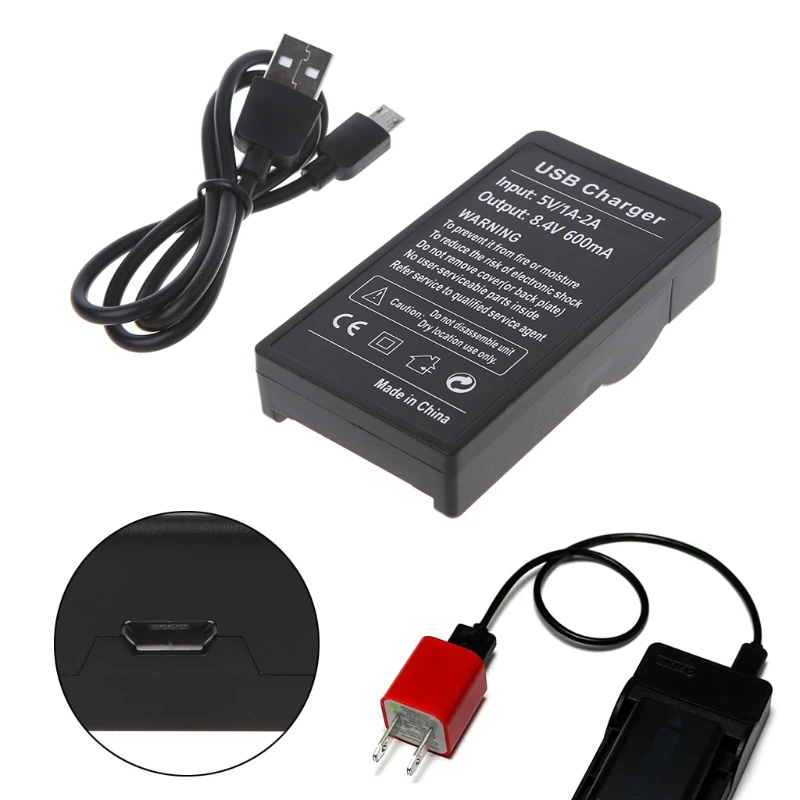 

Battery Charger for canon LP-E8 EOS 550D 600D 700D Kiss X6i X7i Rebel T3i T4i