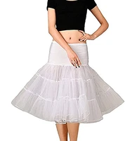 ultimatedly womens short vintage 50s petticoat puffy rockabilly skirt tutu crinoline slip underskirts