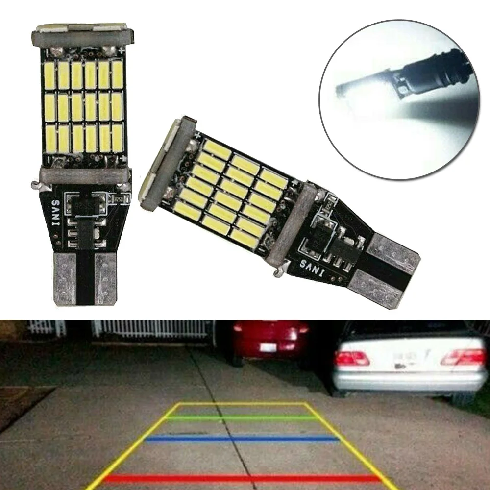 

Universal Taillight Reverse T15 12V-24V White Canbus Aluminum Replacement