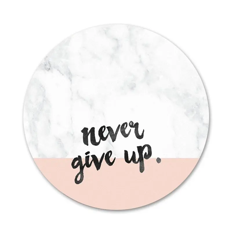 58 мм никогда не сдавайся брошь значок косплея аксессуары для одежды рюкзак