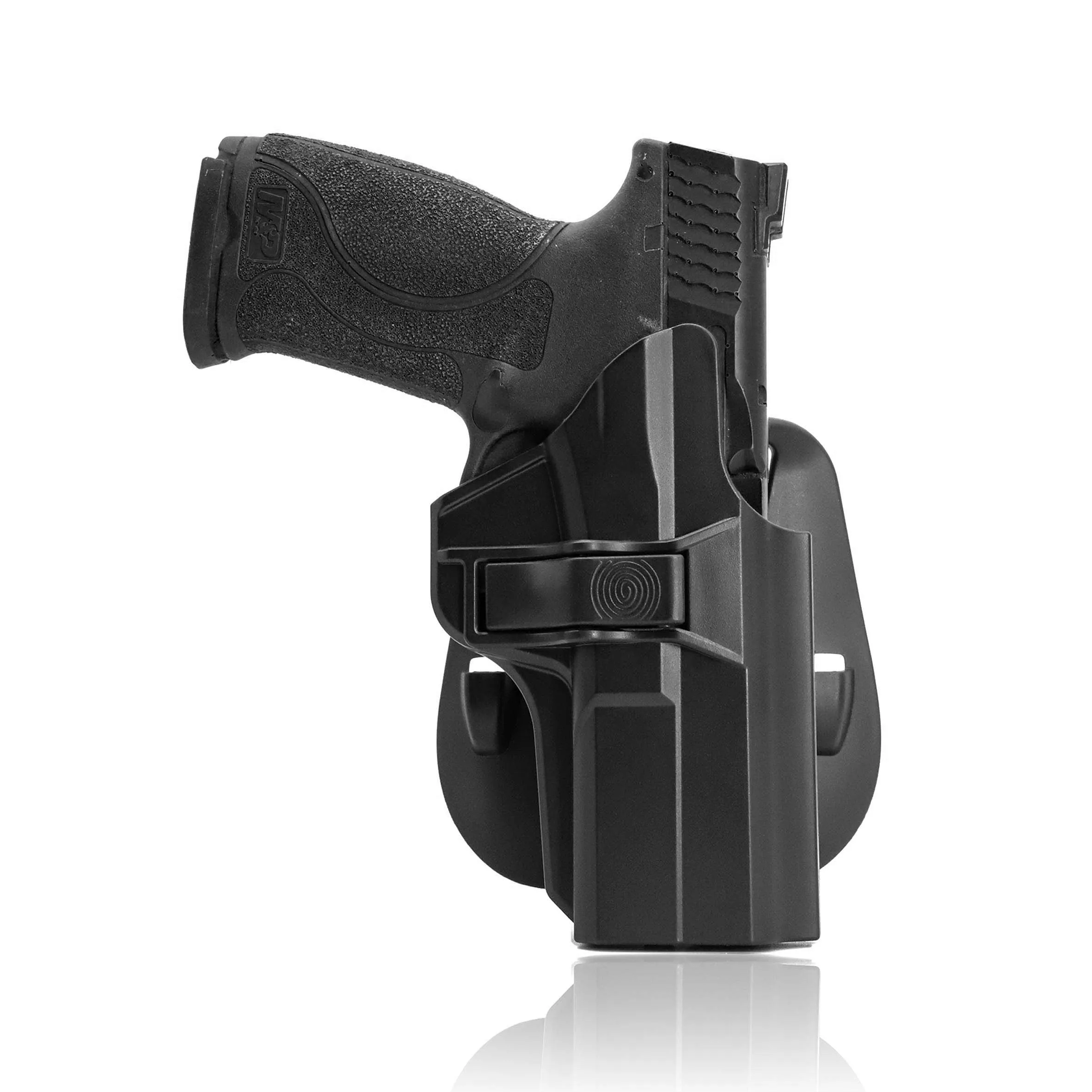 

TEGE OWB Jacket Concealed Gun Holster S&W M&P 9MM Matched Paddle Attachment Waist Band Gun Holster
