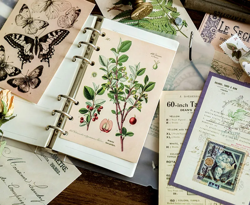 30 шт./кор. древнего леса Животные Стиль Винтаж Почтовые открытки подарок ретро